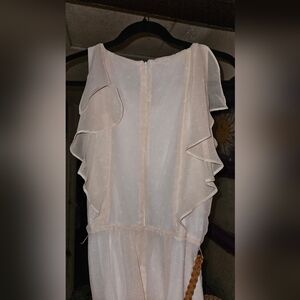 Pastel Butterfly Dress with Braided Belt